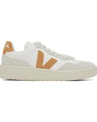 VEJA White & Orange V-90 Sneakers Extra