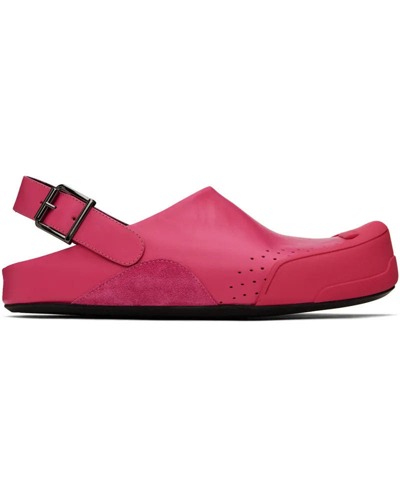 Marni Pink Fussbett Sabot Sandals 00c13