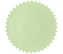 Green Zigzag Platter
