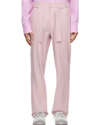 COMMAS Pink Tailored Trousers Fresco