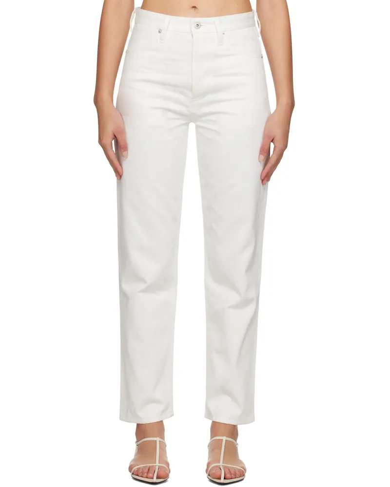 Jil Sander White Five-Pocket Jeans 102