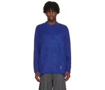 Blue Distressed Sweater