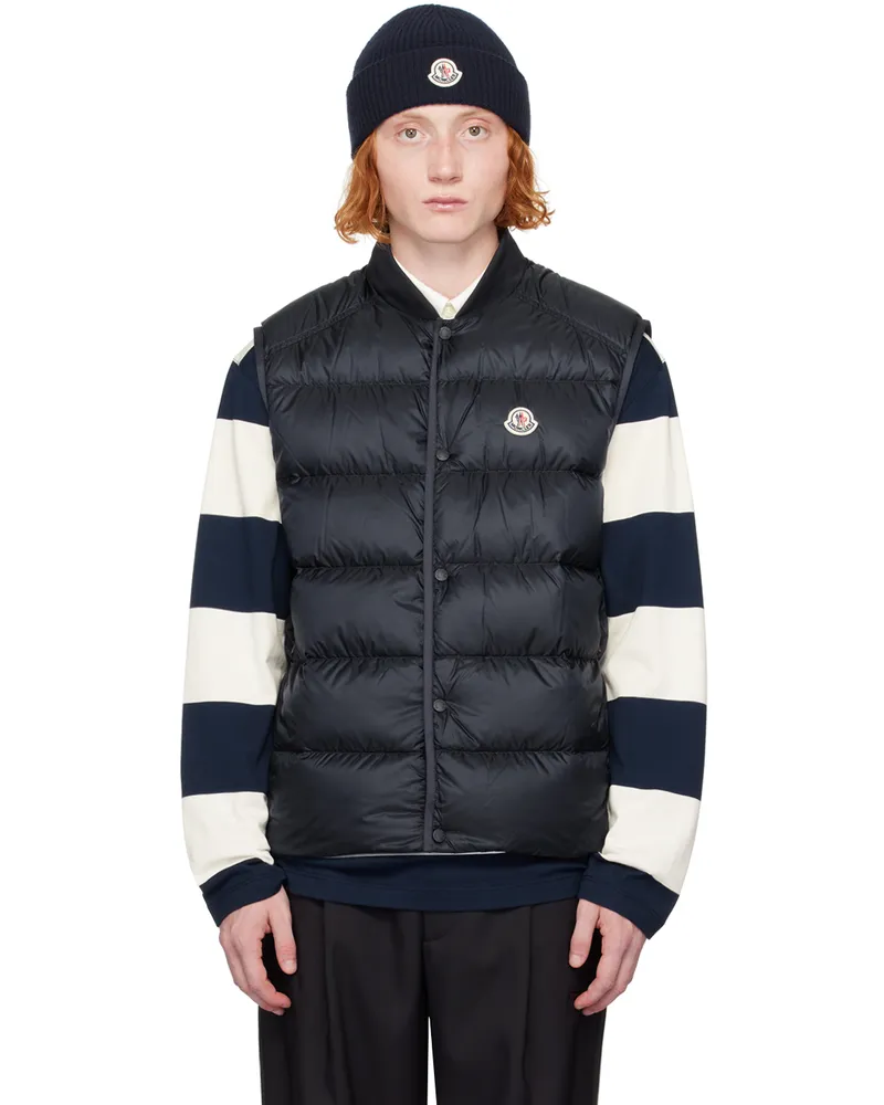 Moncler Navy Serot Down Vest 776
