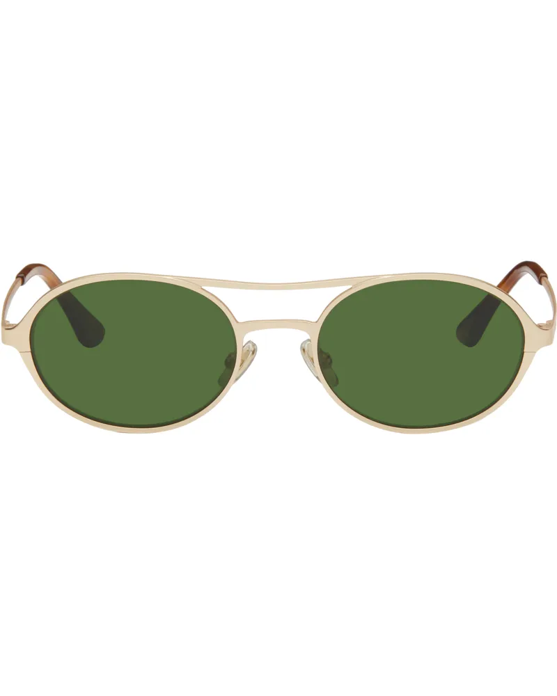 RETROSUPERFUTURE Gold Bird Sunglasses Classics