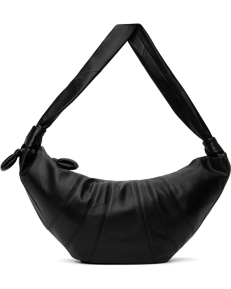 Christophe Lemaire Black Large Croissant Bag Bk999