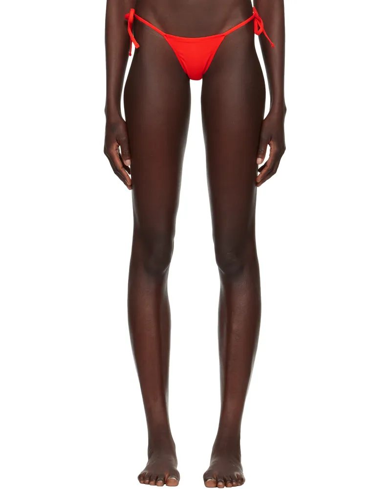 ÉTERNE Red Isla Bikini Bottom Poppy