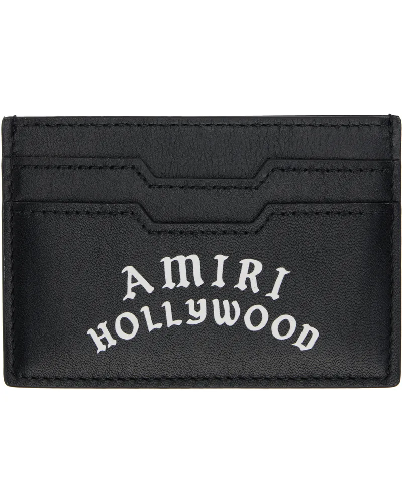 Amiri Black 'AMIRI Hollywood' Card Holder Black