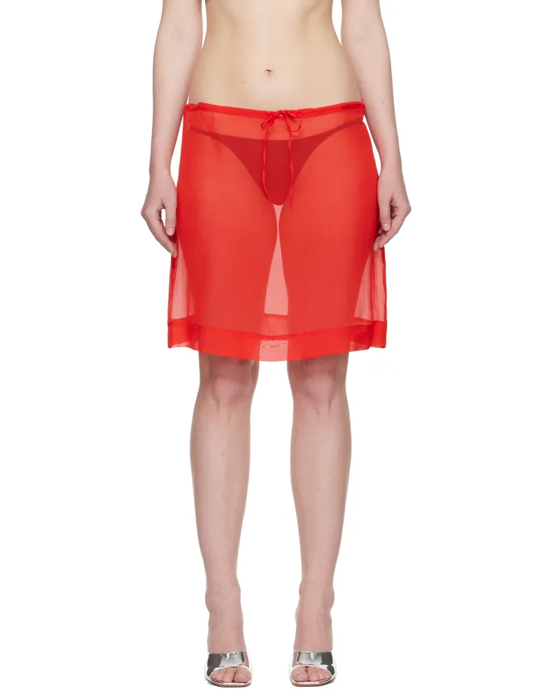Paloma Wool Red Milevo Miniskirt 250