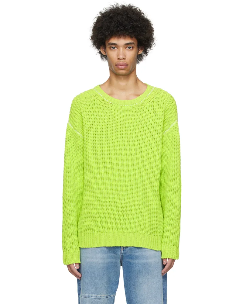 Maison Margiela Green Crewneck Sweater 678