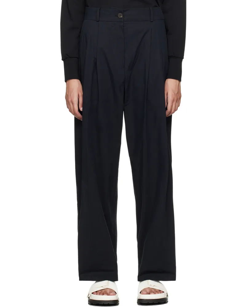Studio Nicholson Black Acuna Trousers Black