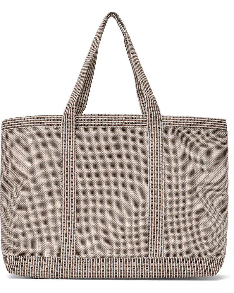 A.P.C. White & Beige Navire Tote Saa