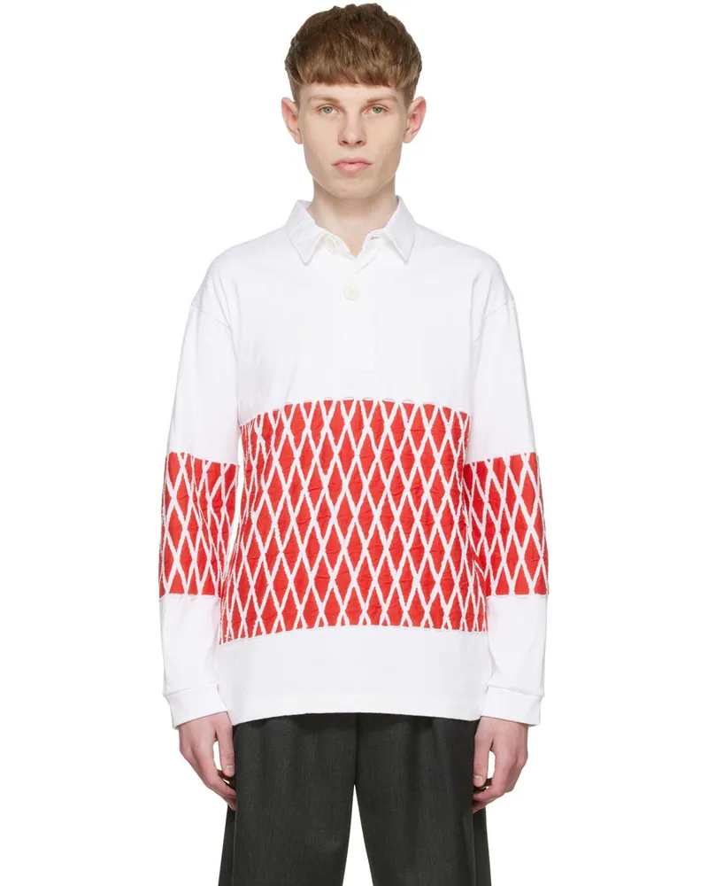 STEFAN COOKE White Cotton Polo White