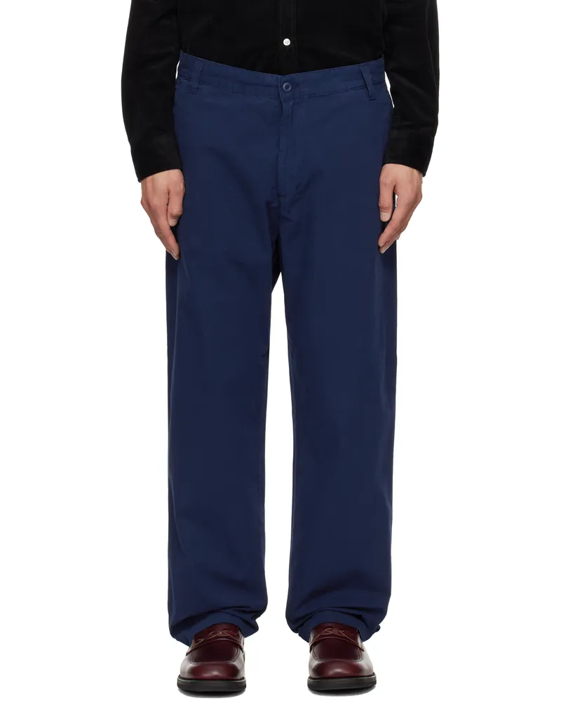 Carhartt WIP Blue Calder Trousers E7gd