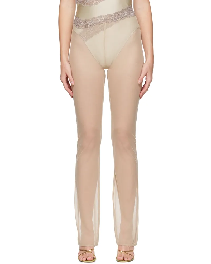 VAILLANT SSENSE Exclusive Beige Trousers Meshtan