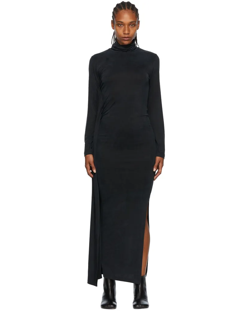 Maison Margiela Black Turtleneck Long Dress 900