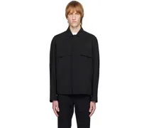 Black Button-Down Jacket