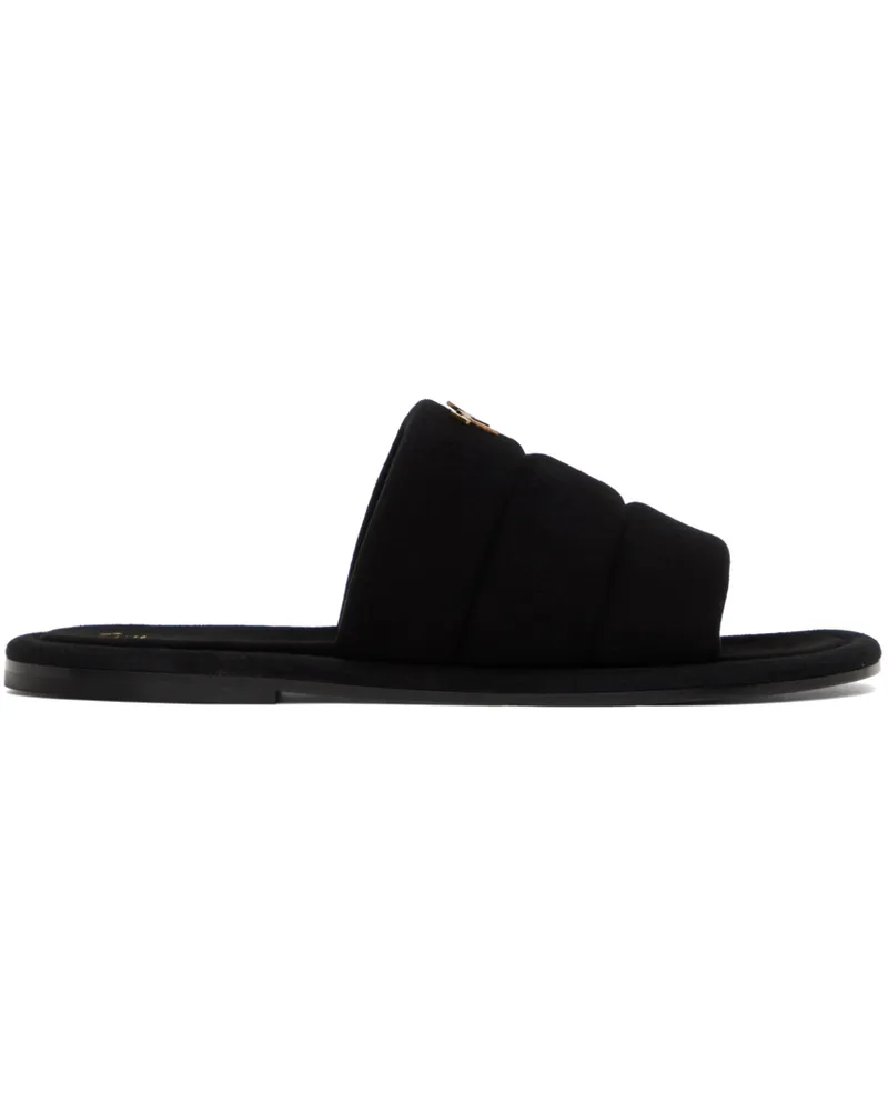 Giuseppe Zanotti Black Suede Harmande Sandals Nero