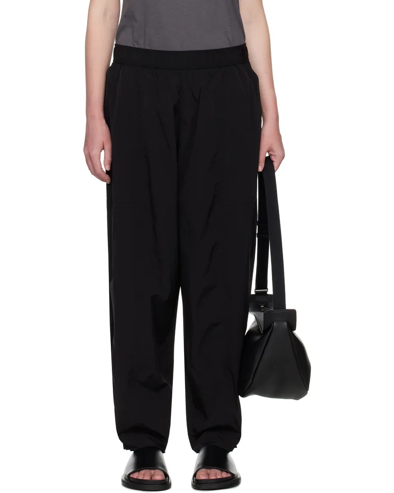 Studio Nicholson Black Lorca Trousers Black