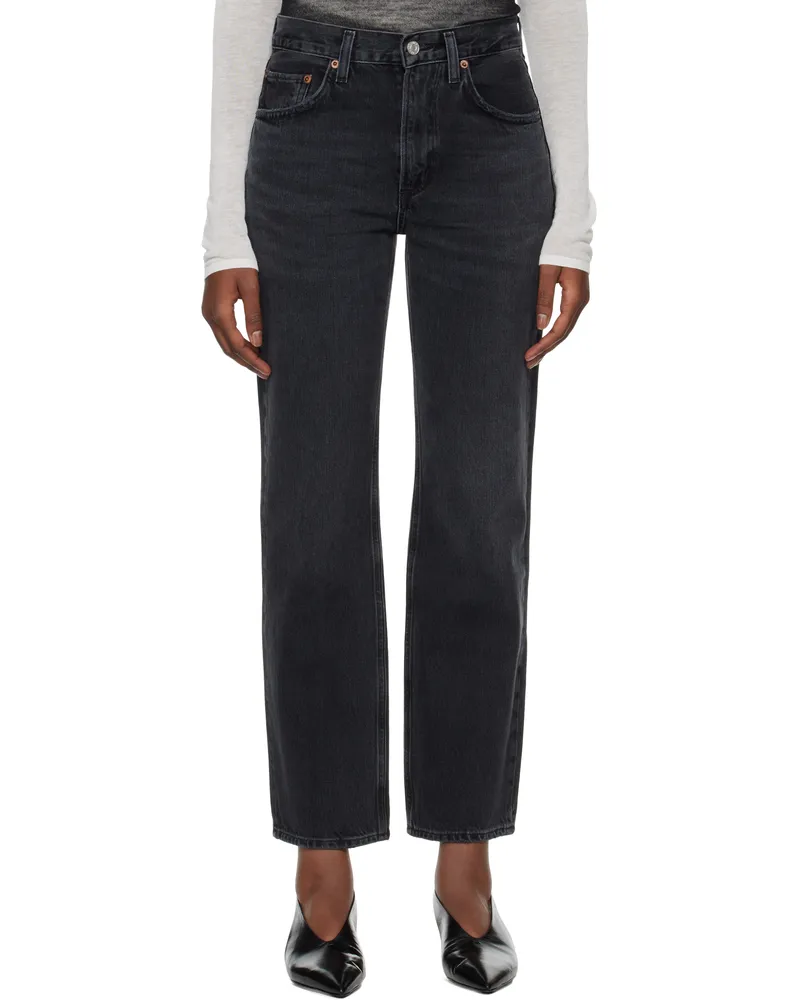 AGOLDE Black Valen Jeans Hitch
