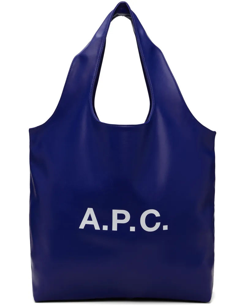 A.P.C. Blue Ninon Tote Iag