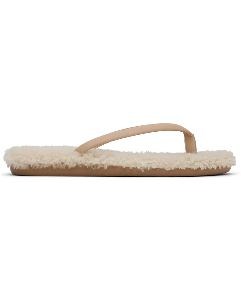 Ancient Greek Sandals Beige Saionara Flip-Flops Natural