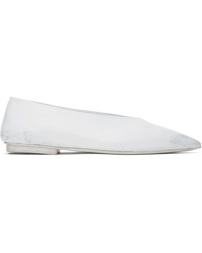 Marsèll White Ago Ballerina Flats B07