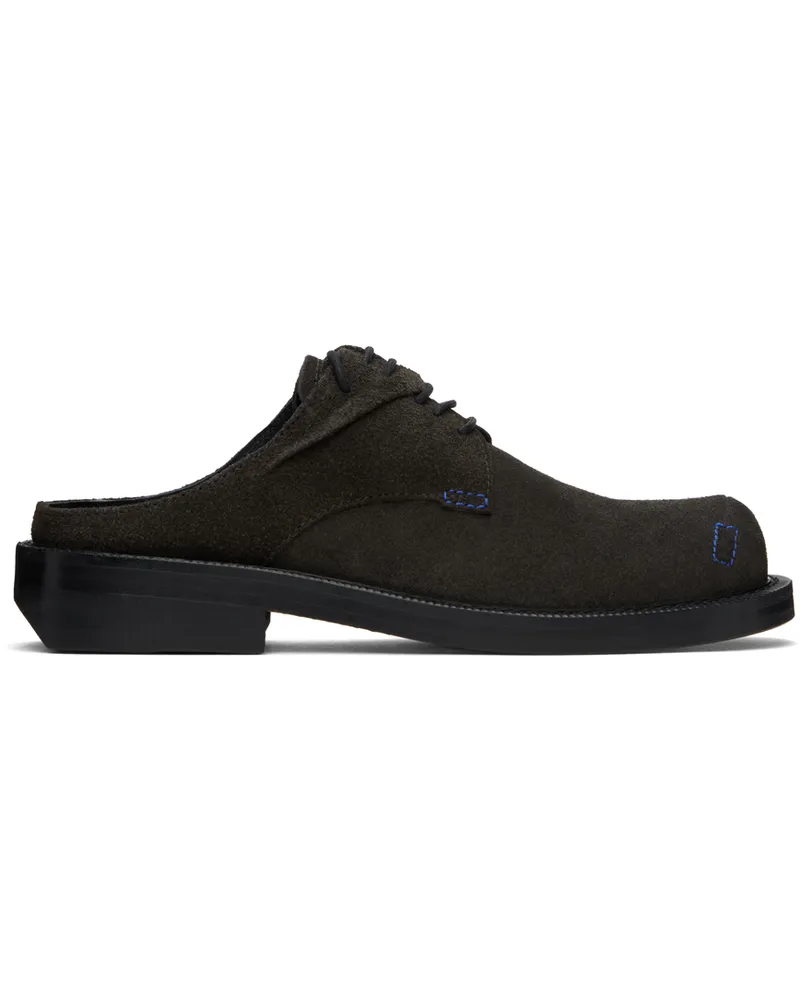 Adererror Gray Curve MU01 Slip-On Derbys Charcoal
