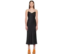 Black Deco Midi Dress