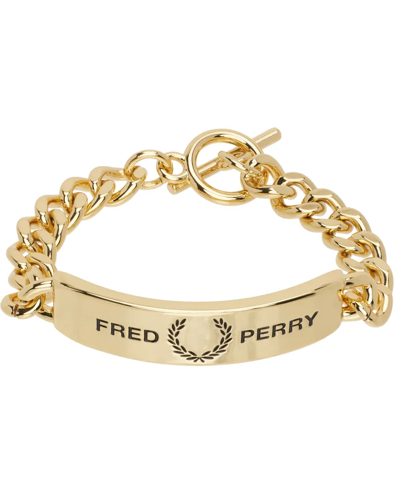 Fred Perry Gold ID Bracelet Y18