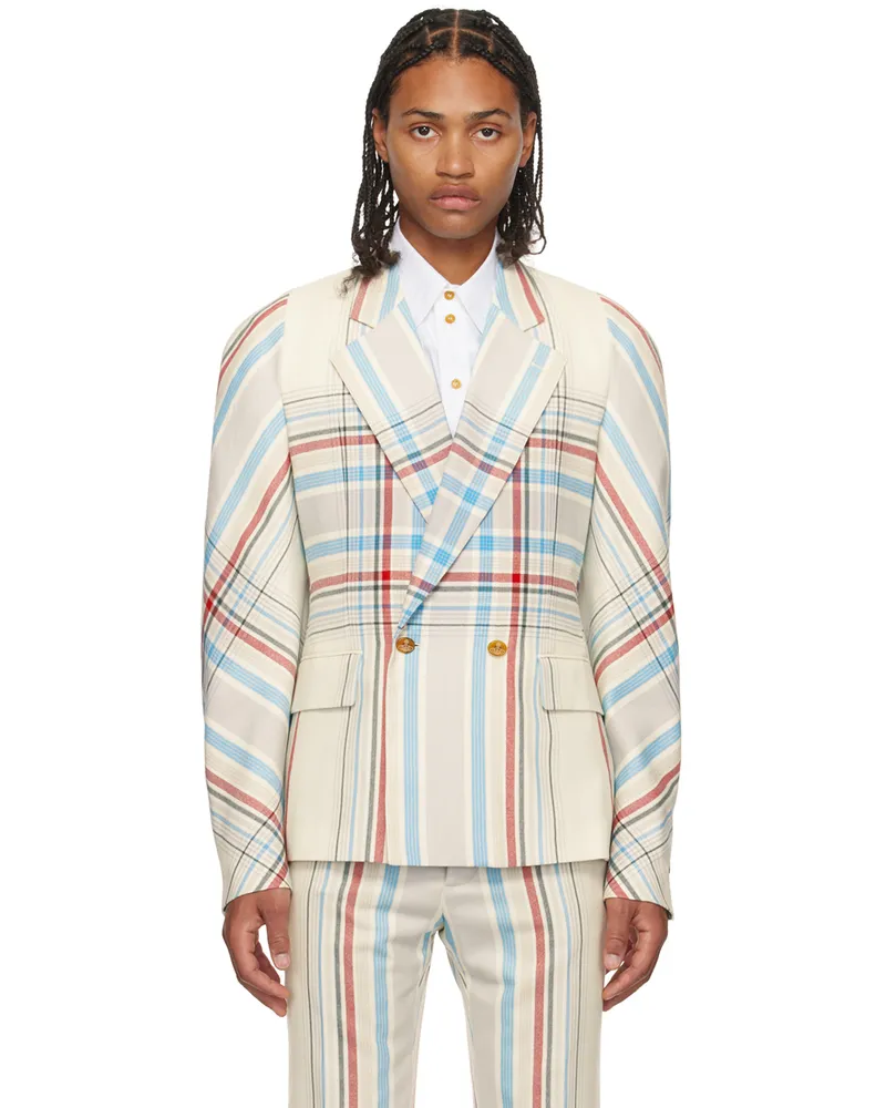 Vivienne Westwood Off-White Chris Blazer 233-w00n9-p203lr