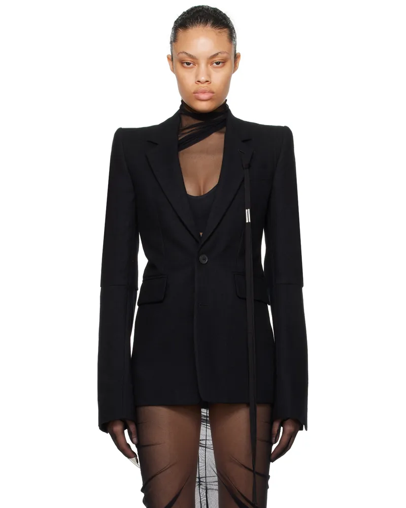 Ann Demeulemeester Black Rachele Blazer 099