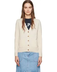 A.P.C. Beige Louisa Cardigan Paa