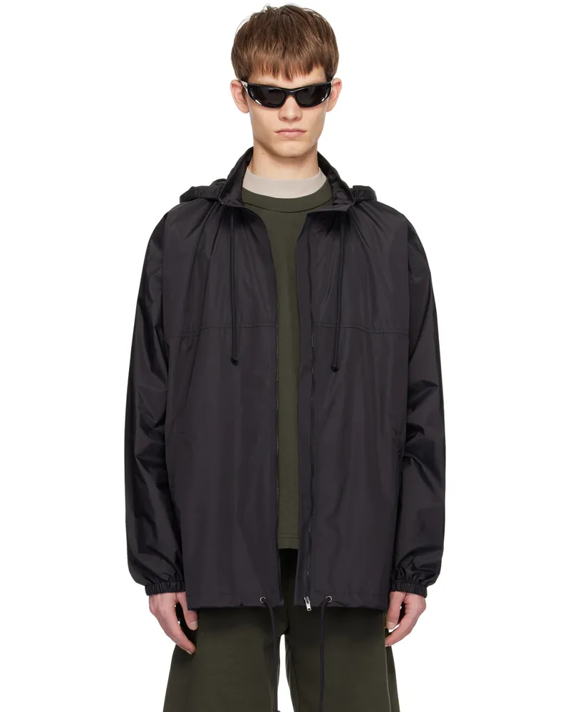 The Row Black Jett Bomber Jacket Blk