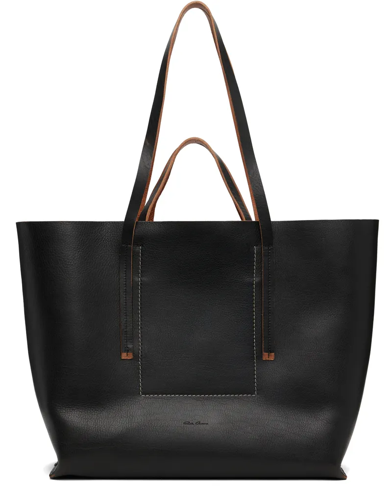 Rick Owens Black Concordians Shopper Tote 09
