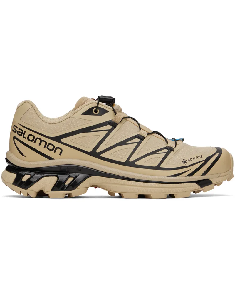 Salomon Beige XT-6 GORE-TEX Sneakers Safari