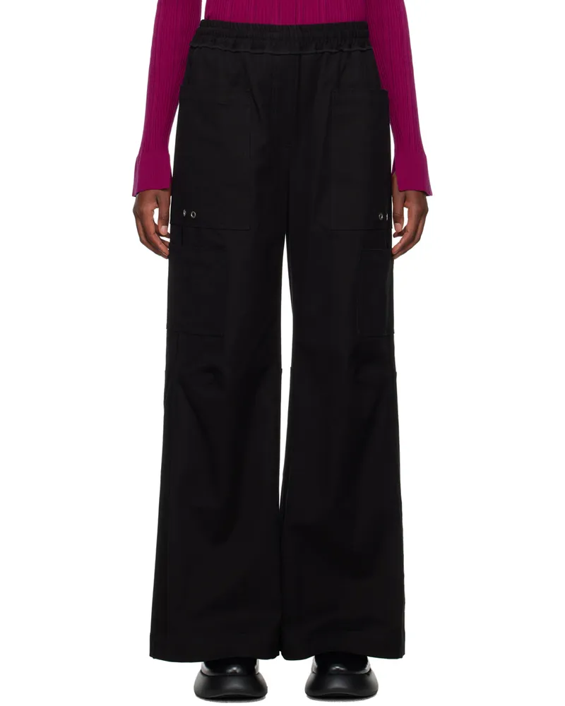 3.1 phillip lim Black Panama Trousers Ba001