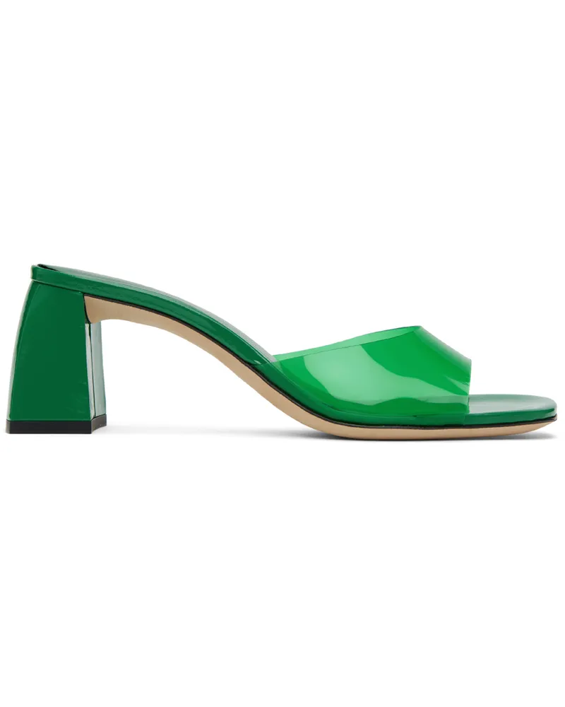 by FAR Green Romy Heeled Sandals Cvg