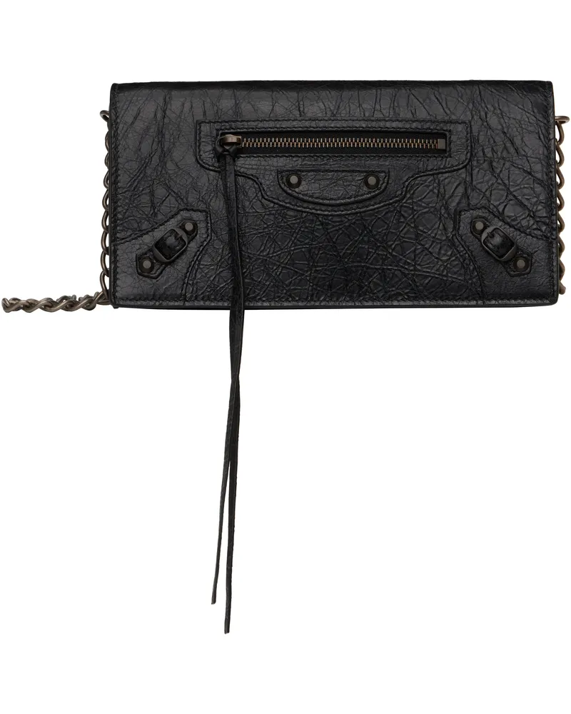 Balenciaga Black 'Le City' Wallet Bag 1000