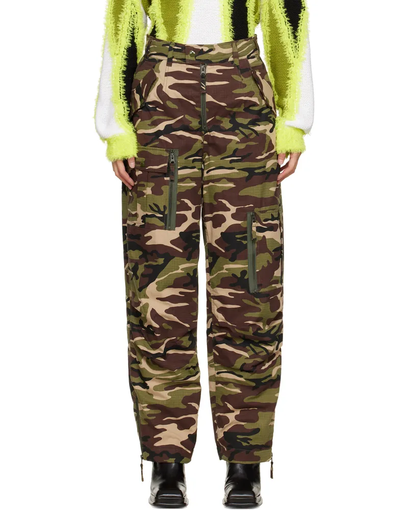 Andersson Bell Khaki Camouflage Flight Pants Camo