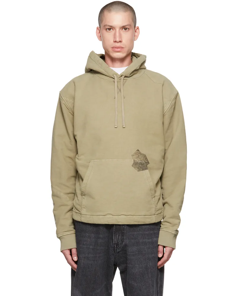 Objects IV Life Green Stamp Hoodie Alkanna