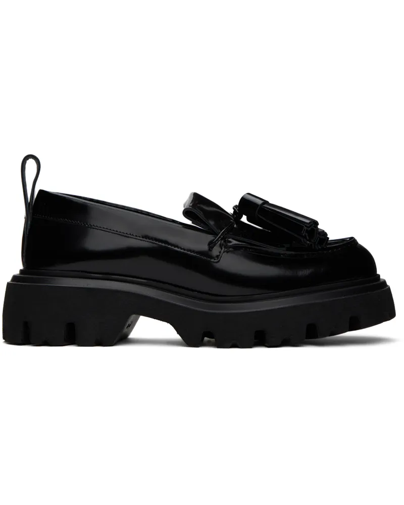 MSGM Black Tassel Loafers 99