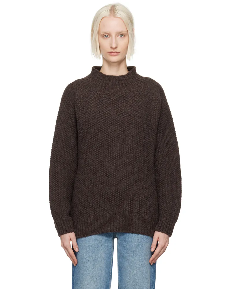 YMC Brown Loretta Sweater 20-brown