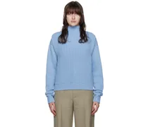 Blue Layered Sweater Set