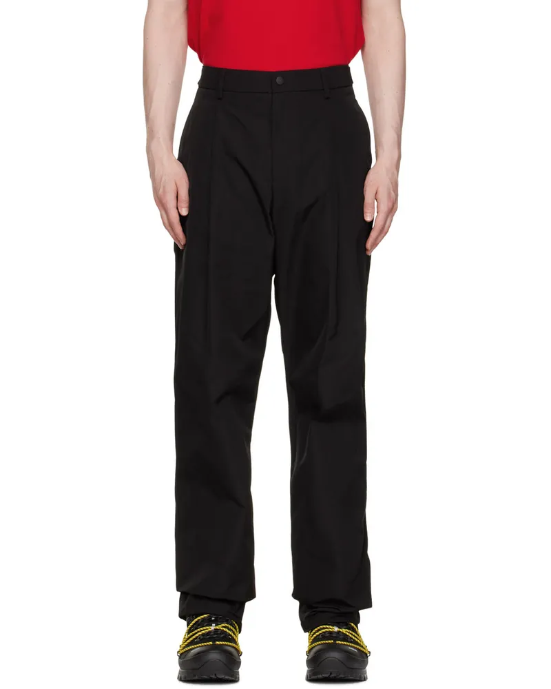 Moncler Black Polyester Trousers 999