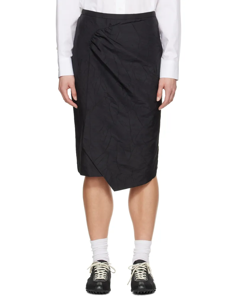 Adererror Black Medium Midi Skirt Black
