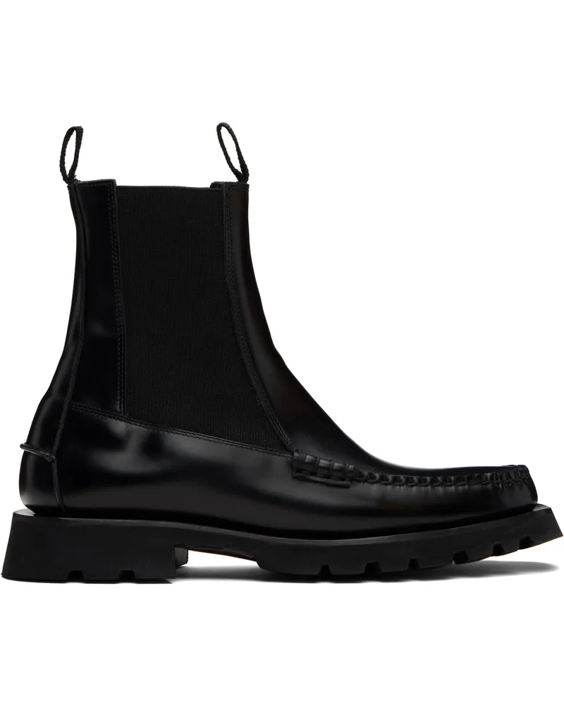 HEREU Black Alda Chelsea Boots Black