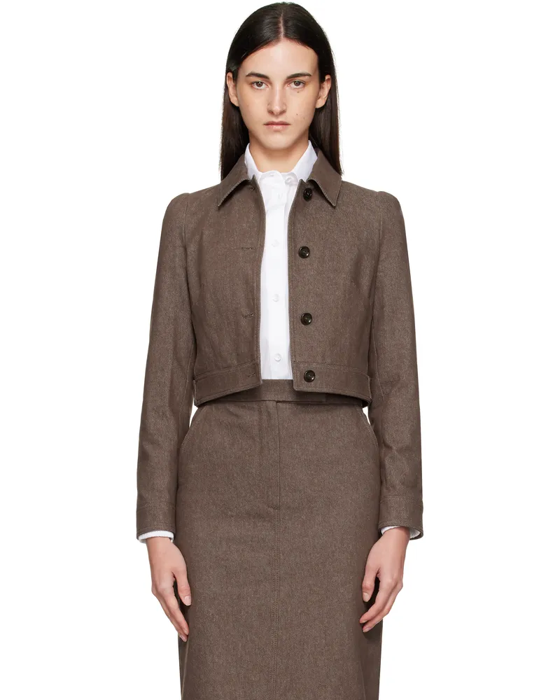 Max Mara Brown Carpa Jacket 002