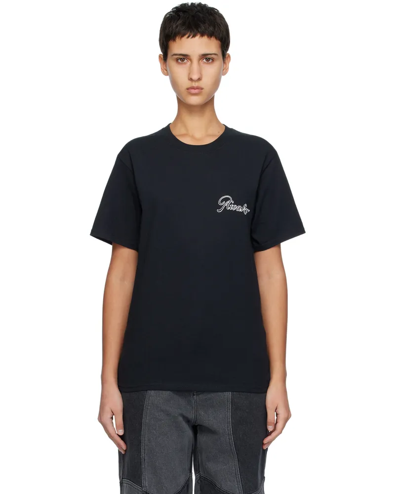 AWAKE NY Black Printed T-Shirt Black