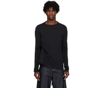 Black Tuck Long Sleeve T-Shirt