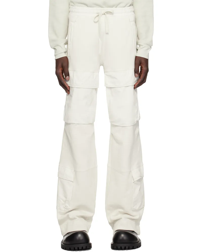 Entire Studios Off-White Utility Cargo Pants Rice